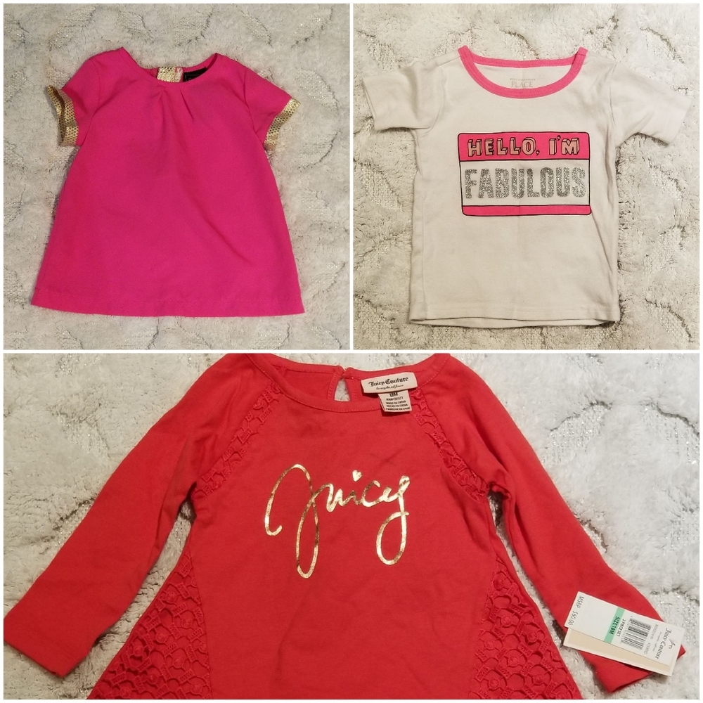 Toddler girls bundle of three (3) tops. So 18mths